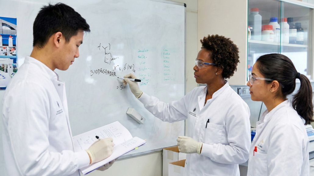 A group of researchers working at Polymat labs