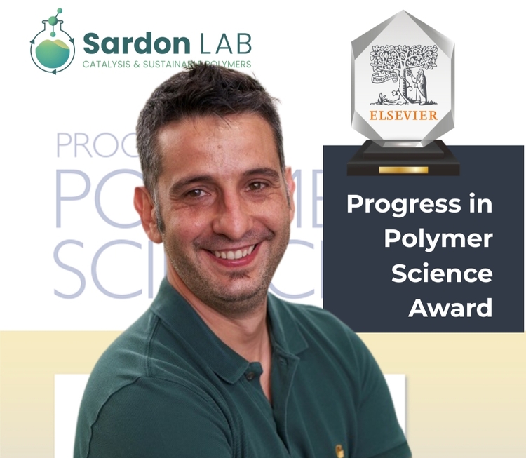 Prof. Haritz Sardon Receives the 2025 Progress in Polymer Science Scholar Award