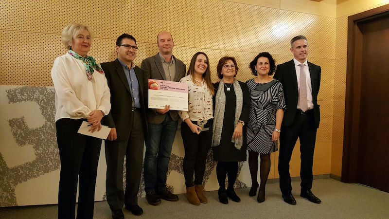 POLYMAT Prof. Thomas Schafer and PhD student Iliane Rafaniello awarded with the Manuel Laborde prize for their project about Ingenious Membranes
