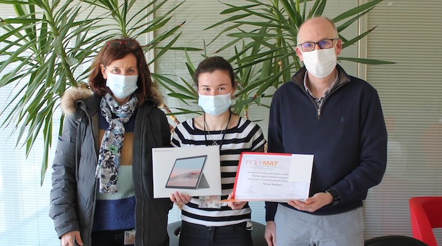 Nerea Jimenez winner of the POLYMAT 2020 Photography Contest