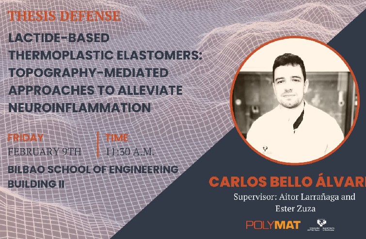 Carlos Bello has successfully defended his PhD thesis