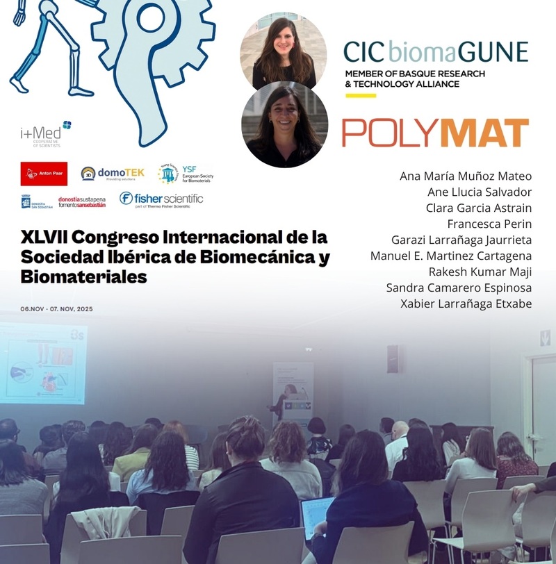 Clara Garc&iacute;a Astrain co-organizes SIBB 2025, with eight POLYMAT scientists contributing to the program