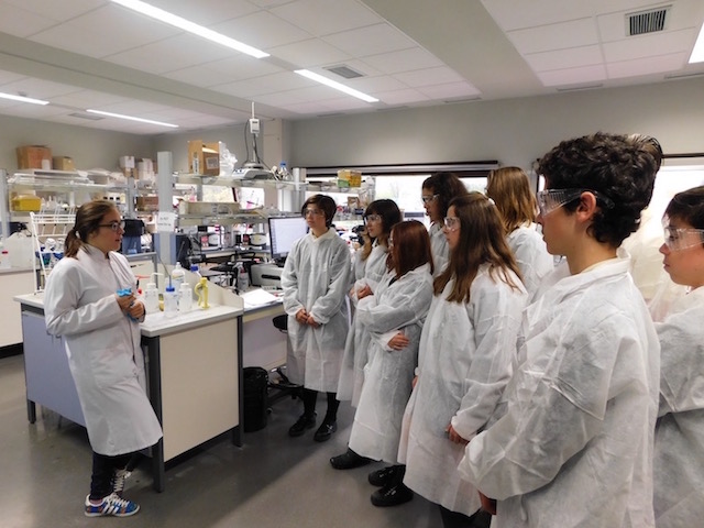 St. Patrick's English School scholars visit POLYMAT