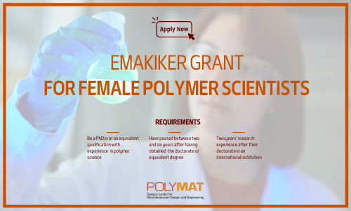 Emakiker Grant for female polymer scientists