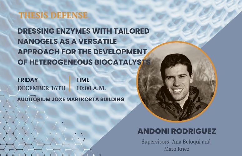Andoni Rodriguez has successfully defended his PhD thesis
