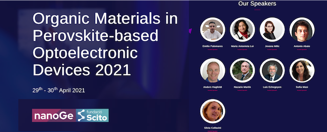 Conference on Organic Materials in Perovskite-based Optoelectronic Devices 2021