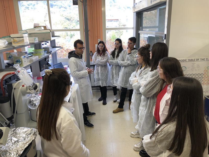 POLYMAT hosts the visit of scholars from Goierri Eskola
