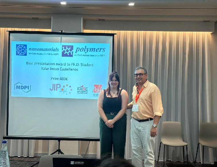 Itziar Insua wins best oral presentation award at JIP 2023