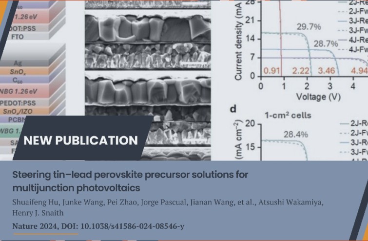 Jorge Pascual Publishes in Nature on Perovskite Photovoltaics