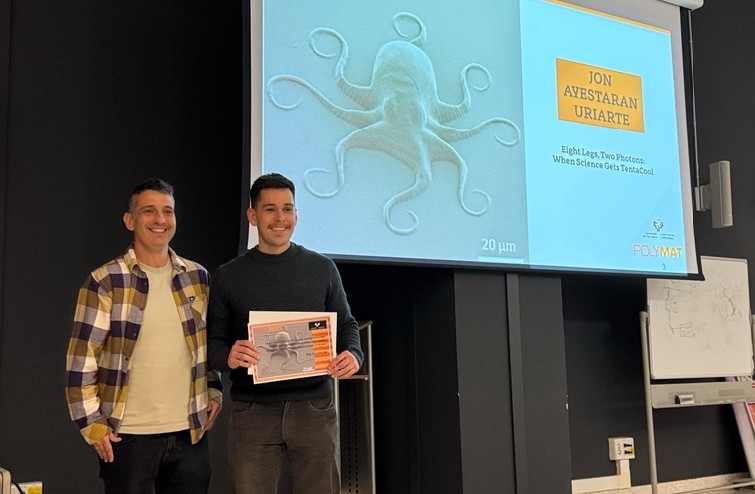 Jon Avestaran Uriarte wins the POLYMAT Scientific Photography Contest 2024