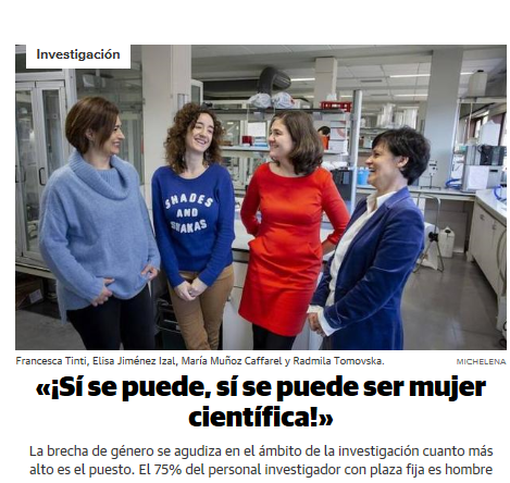 Radmila Tomovska, Polymat female researcher was interviewed by Diario Vasco