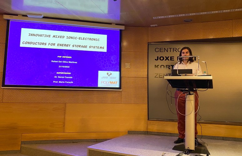 Rafael del Olmo has successfully defended his PhD thesis