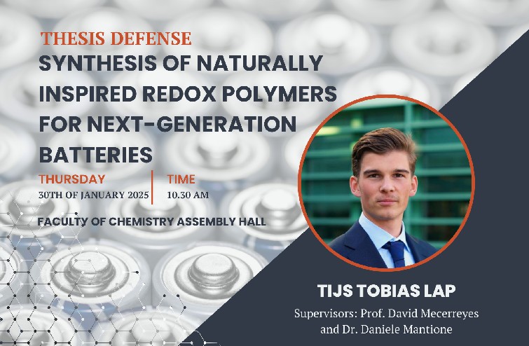 Tijs Tobias Lap Successfully Defends His PhD Thesis at POLYMAT