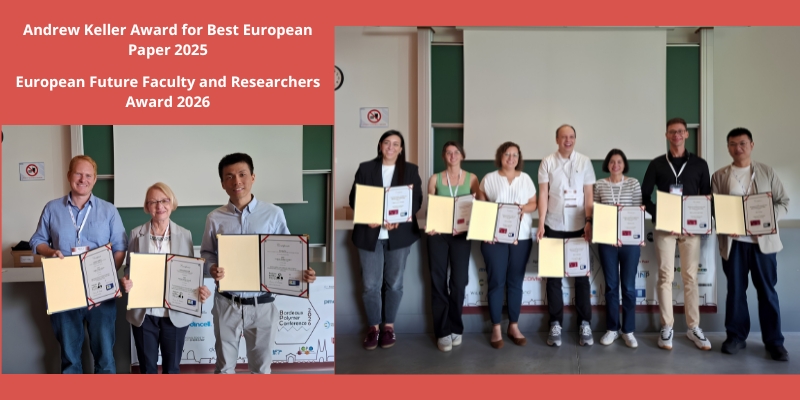 Two awardees at the Bordeaux Polymer Conference (BPC 2026)