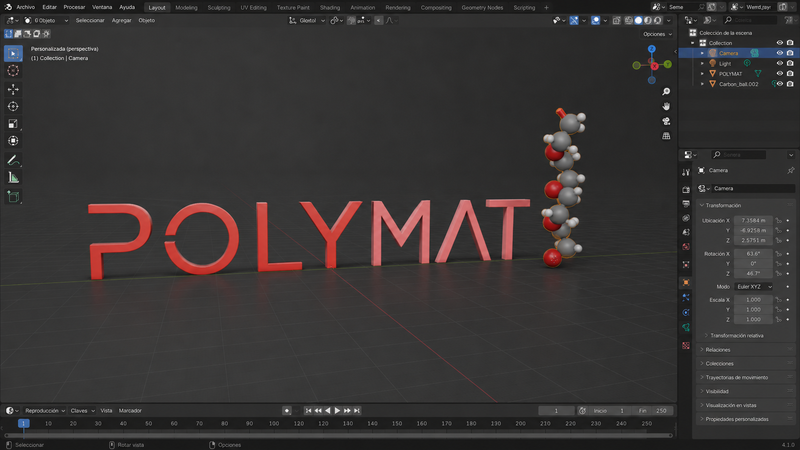 POLYMAT Researchers Received a Blender Illustration Course