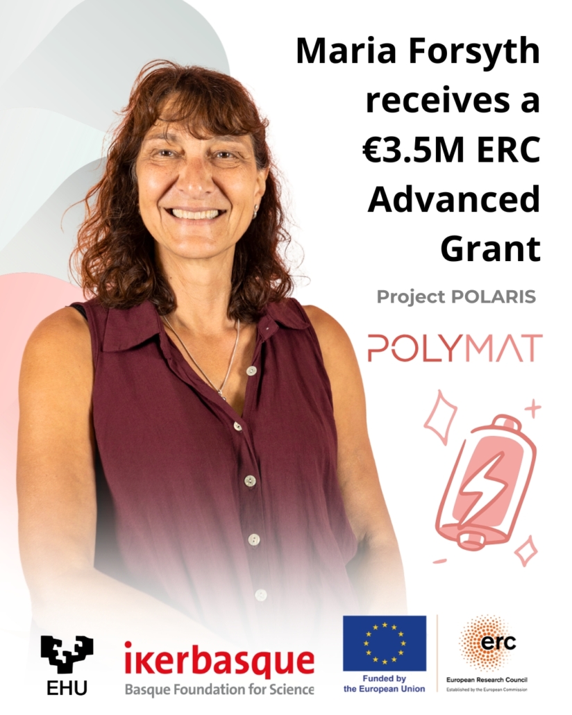 Prof. Maria Forsyth Awarded €3.5 Million ERC Advanced Grant to Develop Next-Generation Sodium Batteries