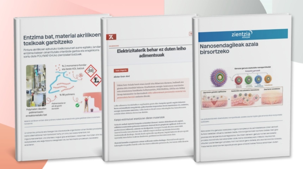 Polimeroen zientzian murgiltzeko hiru irakurketa